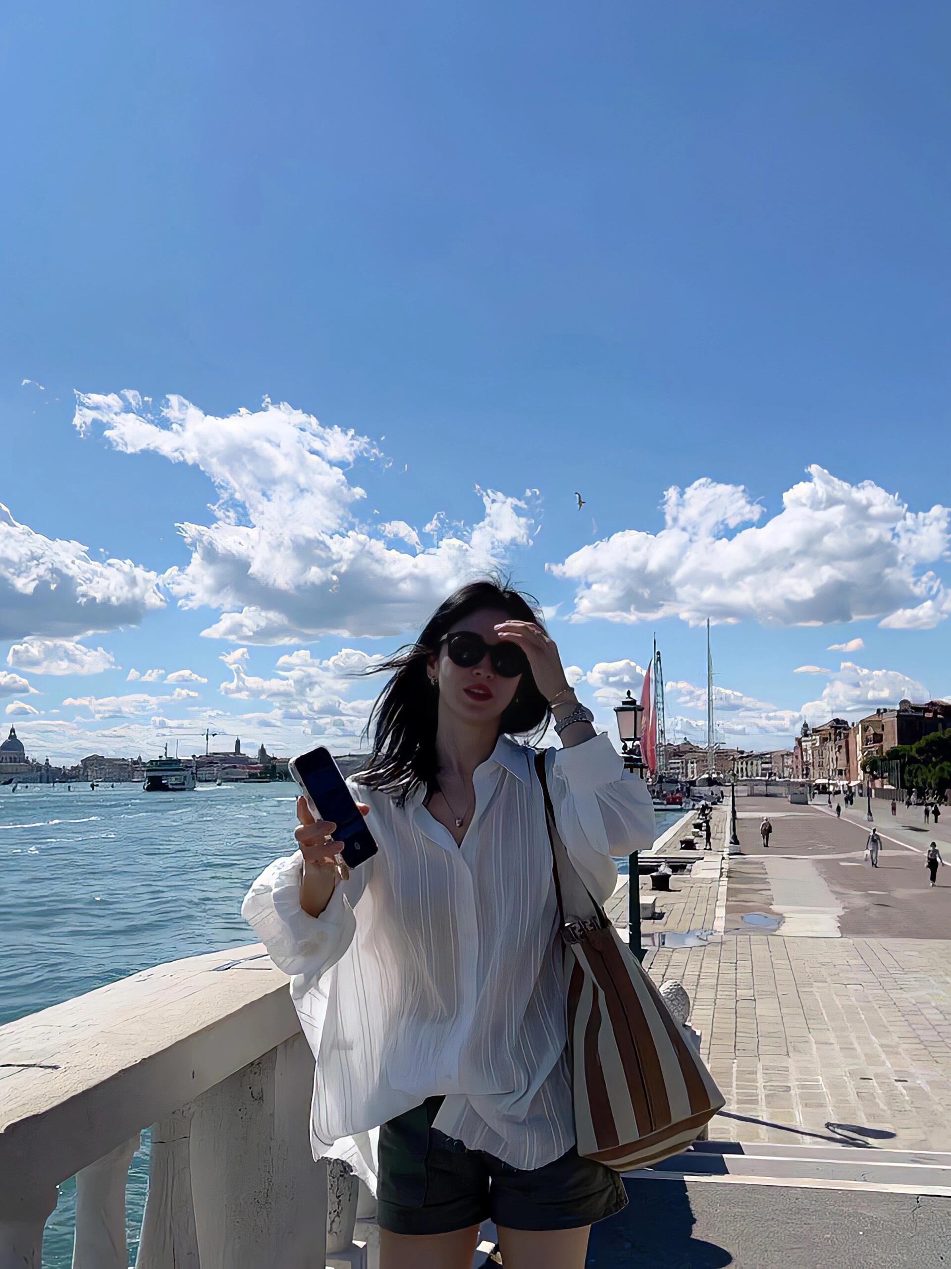 宋慧乔我幻想中的旅行照随手一拍就出片