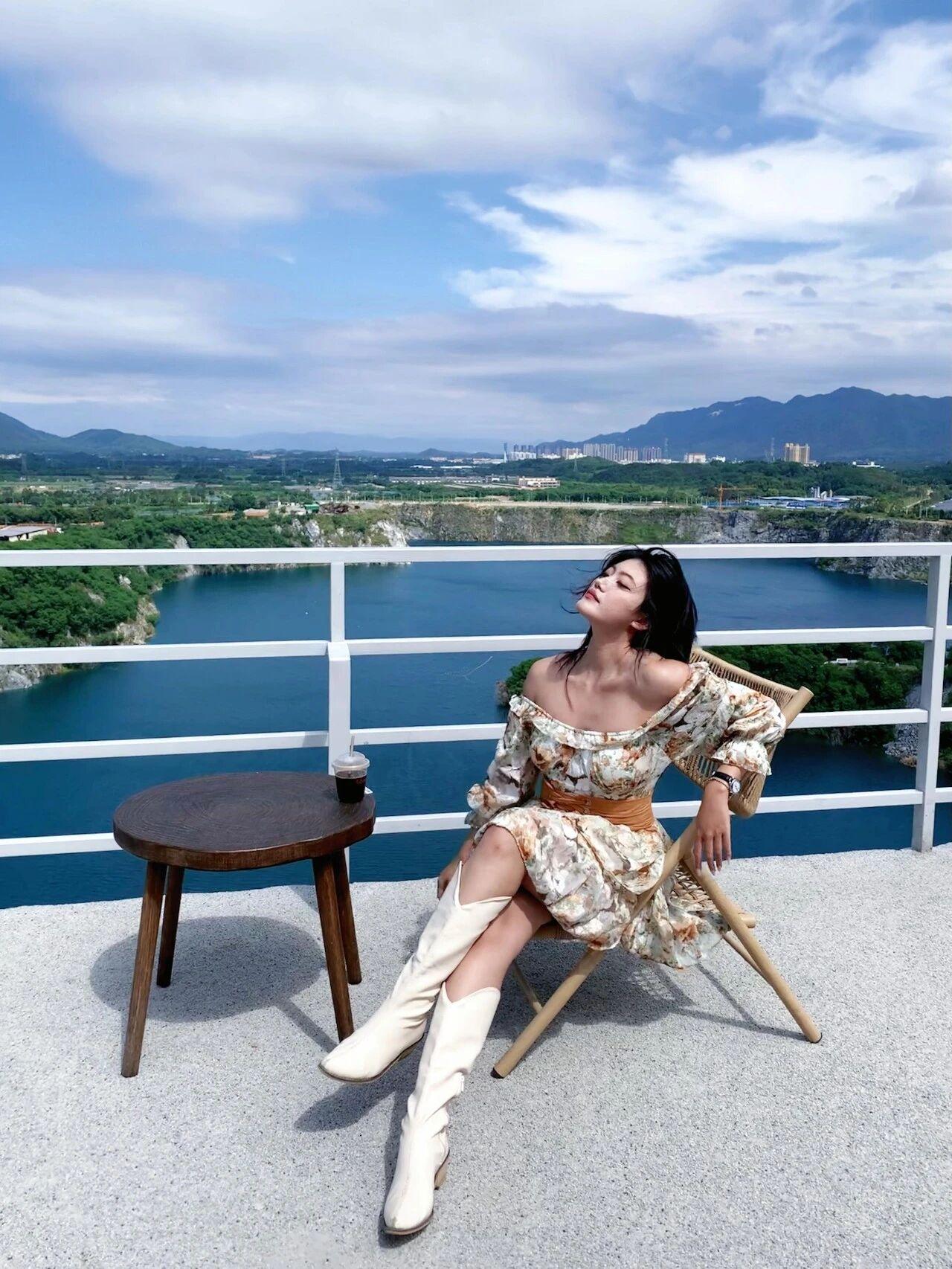 三水蓝眼泪｜不推荐来❌说点没人说的最近风很大的矿山咖啡馆终于跟小姐妹来打卡了风