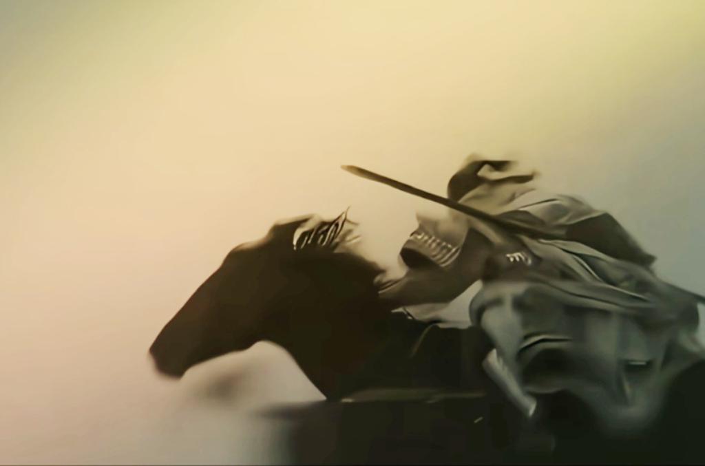 看何润东饰演项羽的古装造型，现在很多人才发现以他本人的身高和身形比例，竟完全能驾