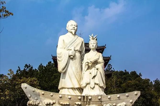 范蠡给自己取名"鸱夷子皮"，竟和西施死法一样！巧合还是深情？昨天在绍兴府山，