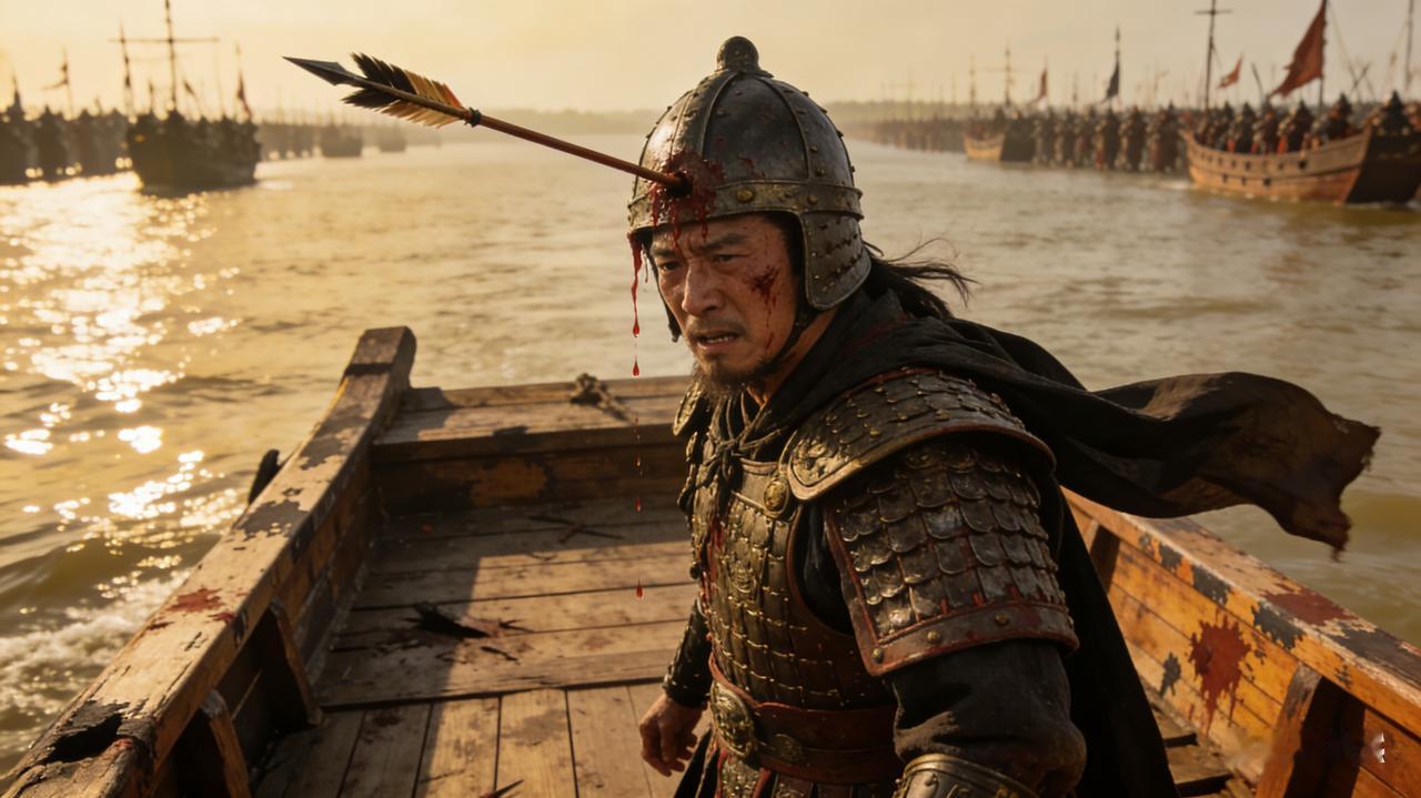 1363年，陈友谅不顾阻拦，来到前线为大军助威，结果被一箭爆头。朱元璋得知消息大