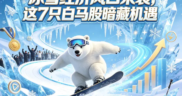 冰雪经济风口来袭, 这 7 只白马股暗藏机遇(值得收藏)