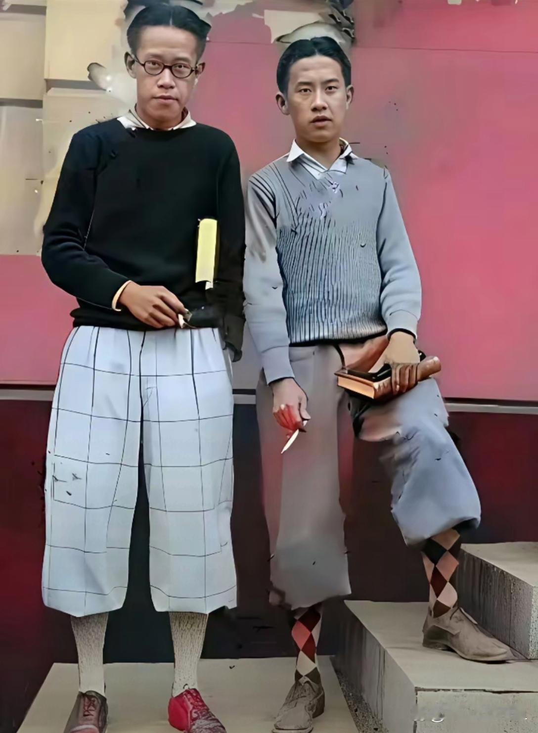 1926年，袁世凯的儿子穿着很得体，现在看都很时髦！