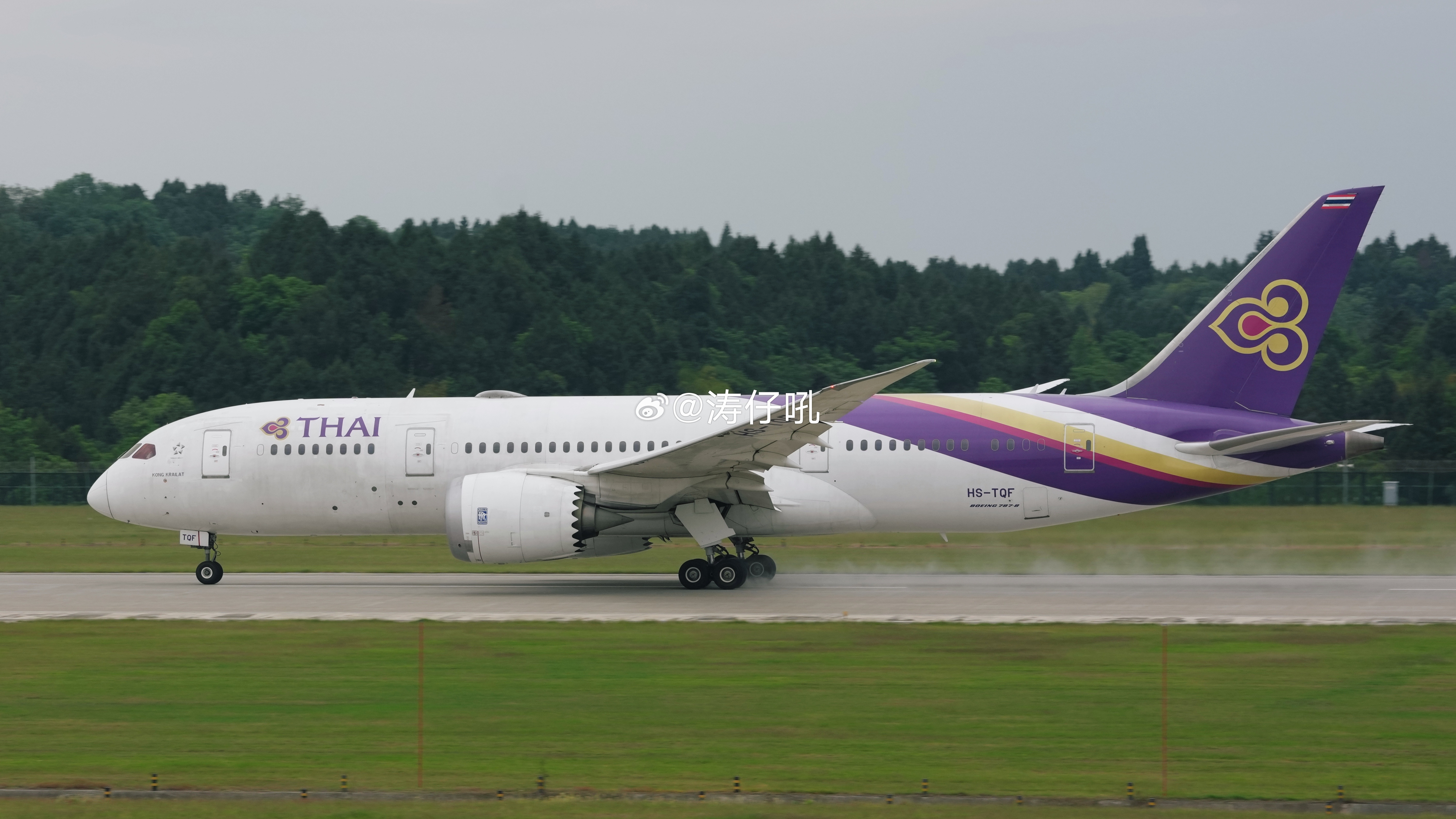 泰国国际航空目前已自Avolon手中接收四架原南航的波音787-8客机，目前均停