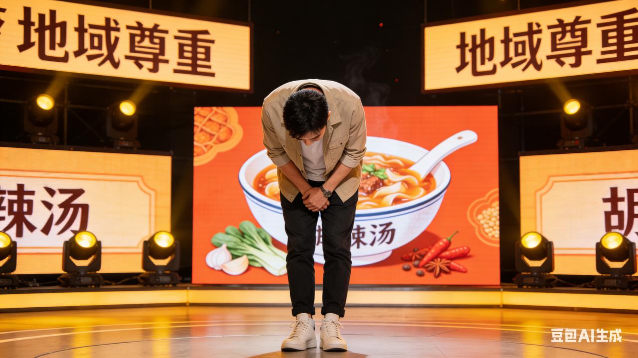 苏醒为胡辣汤事件鞠躬致歉！知错能改显担当，地域尊重无小事近日，歌手苏醒在综