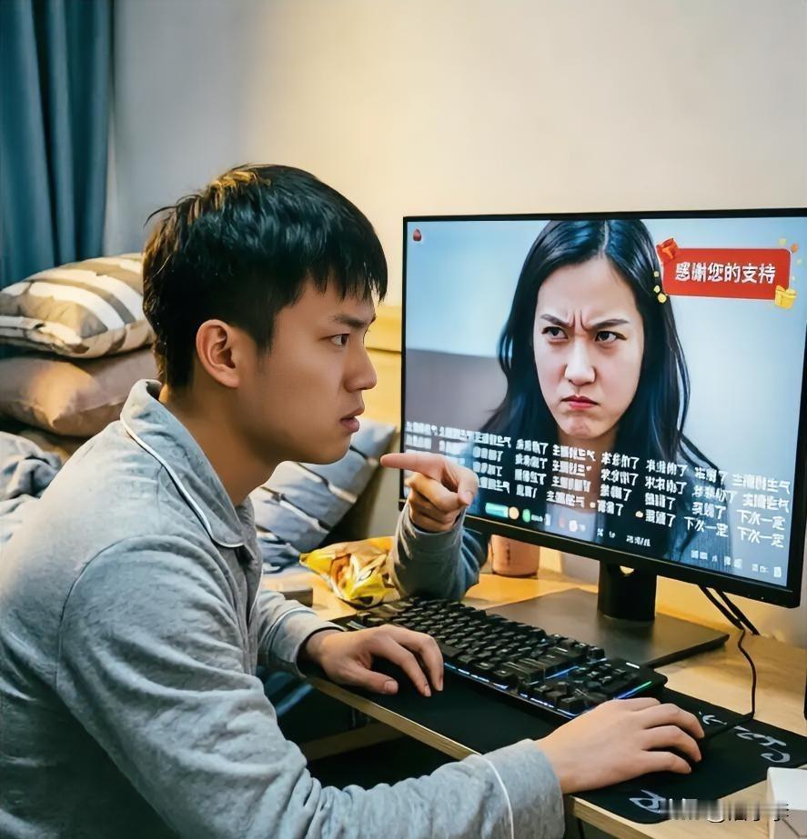 现在互联网有个奇怪的现象：“网红站着要饭，粉丝跪着刷钱。”随便点进去一个直播