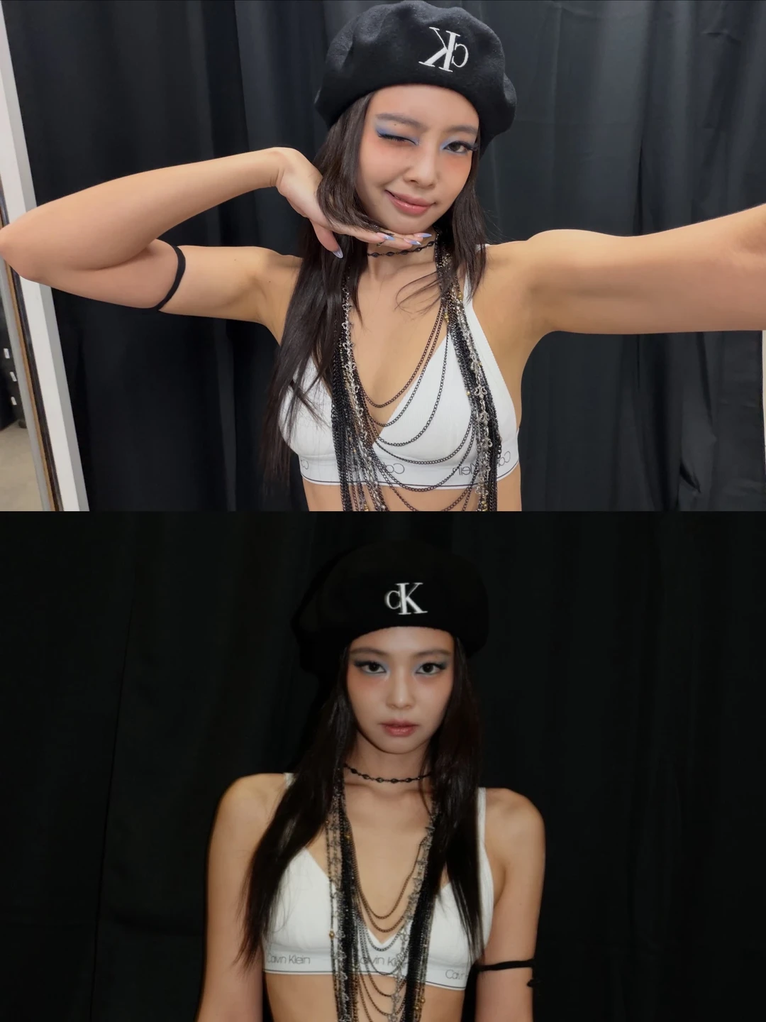 JENNIEINS更新千禧年杂志里走出来的辣妹