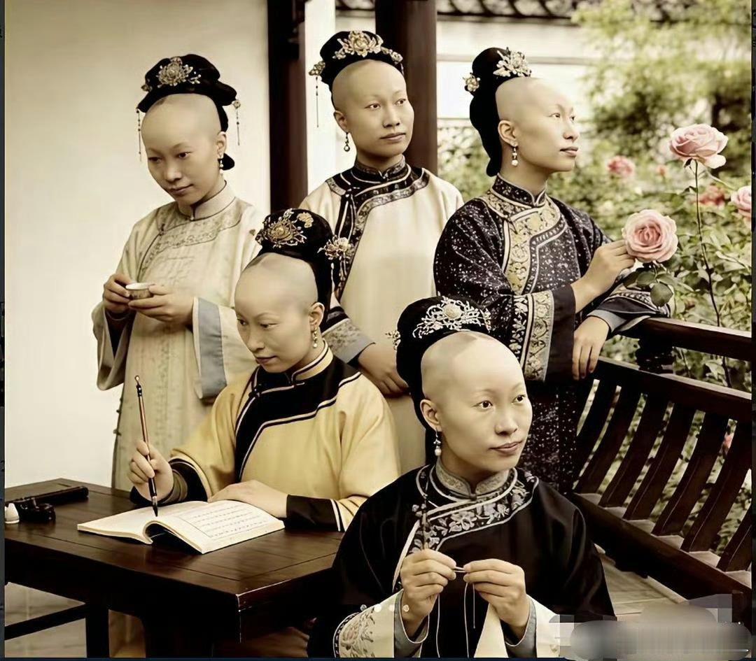 万万没想到，这才是清朝格格们真正的发型！​​​