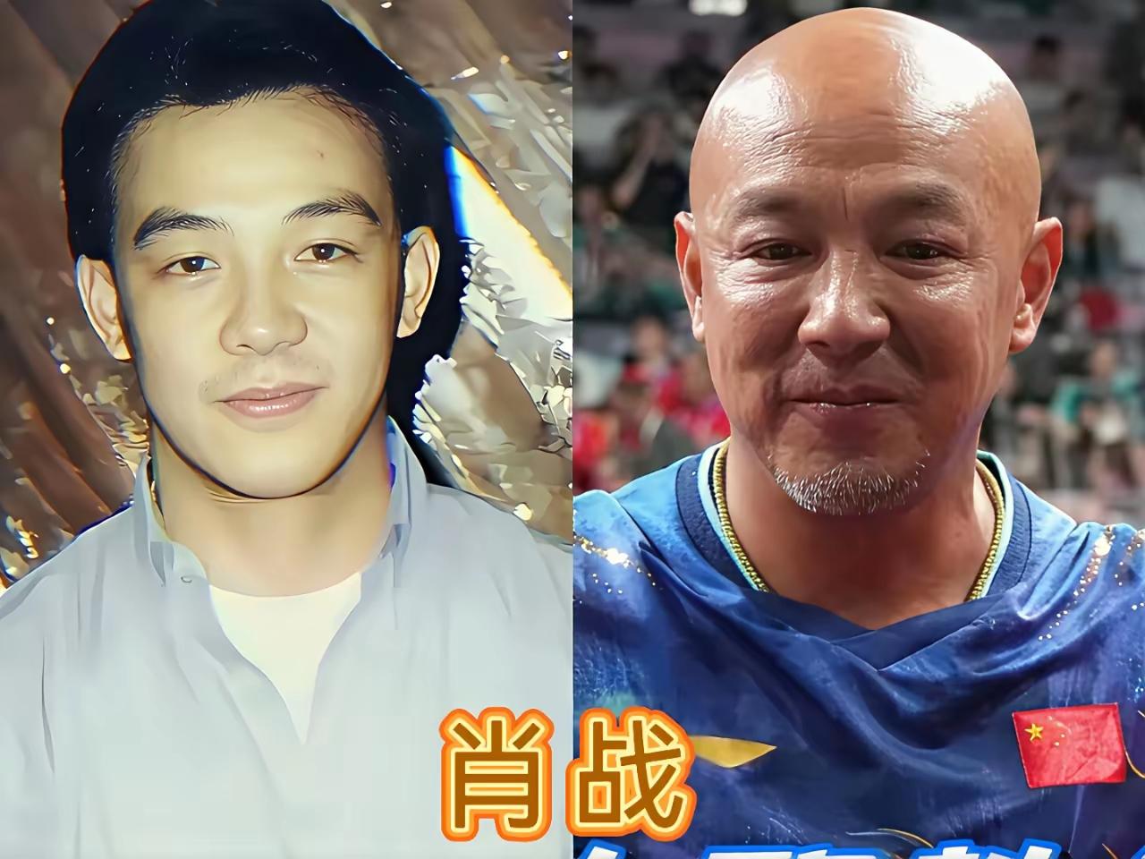 没想到光头的肖战年轻时候这么帅气呀！只知道这位教练特别厉害，看这样子确实是挺厉害