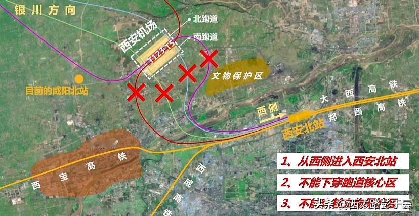 高铁没进西安咸阳机场，主要卡在这3个关键问题西安咸阳国际机场至今没通高铁，核