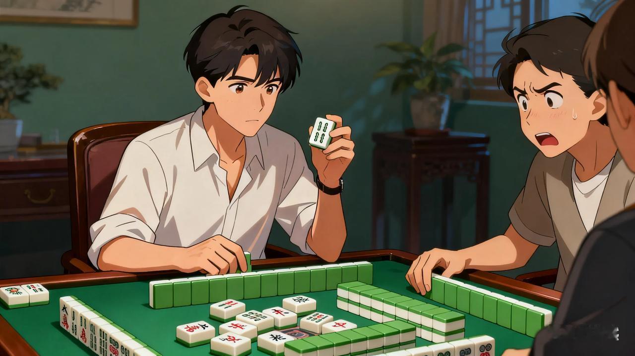 发现了没有，打麻将最忌讳“眼里只有胡牌”。手里攥着几张好牌就急着做清一色，