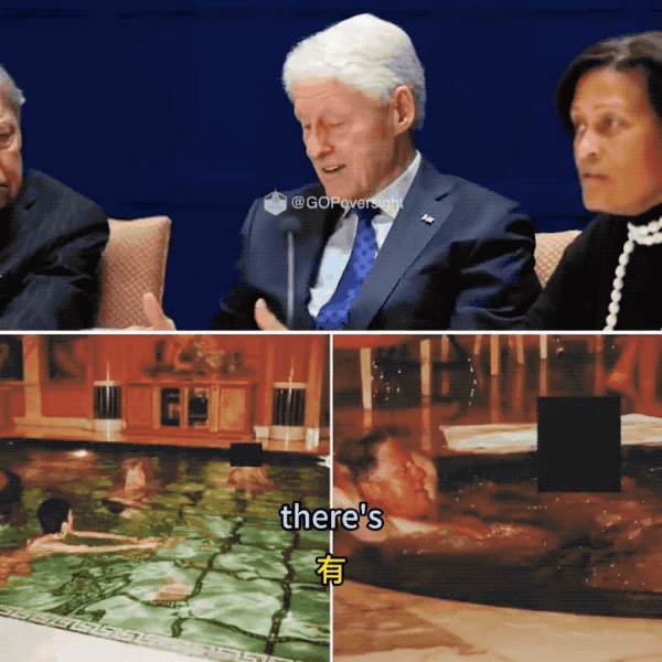 爱泼斯坦案件国会作证，克林顿回答和美女一起泡澡：我不认识她，我和她没有发生关系！