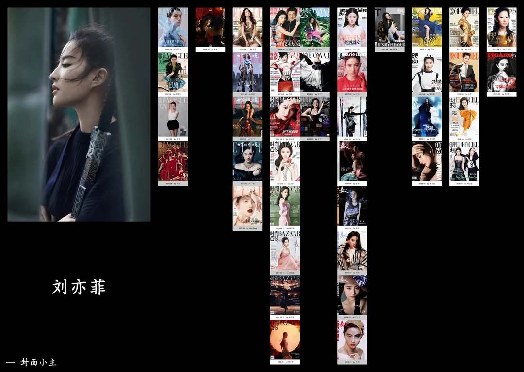刘亦菲主流女刊合集