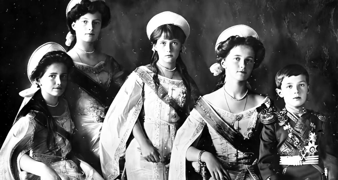 1918年7月17日，沙皇尼古拉二世全家挨了枪子儿。邪门！奥尔加、塔季扬娜、玛丽