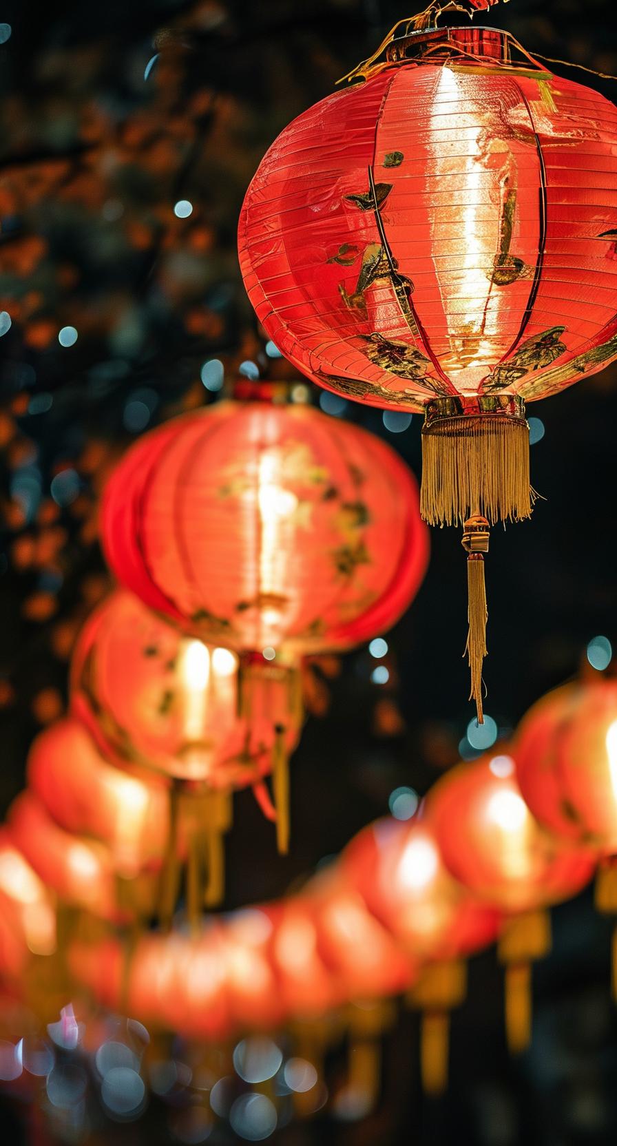 上句：张灯结彩送旧岁，盼请下联迎春接福迎新年