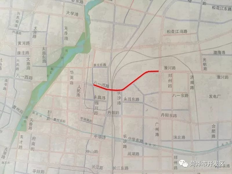 菏泽开发区这条断头路即将打通, 横穿京九铁路!图片