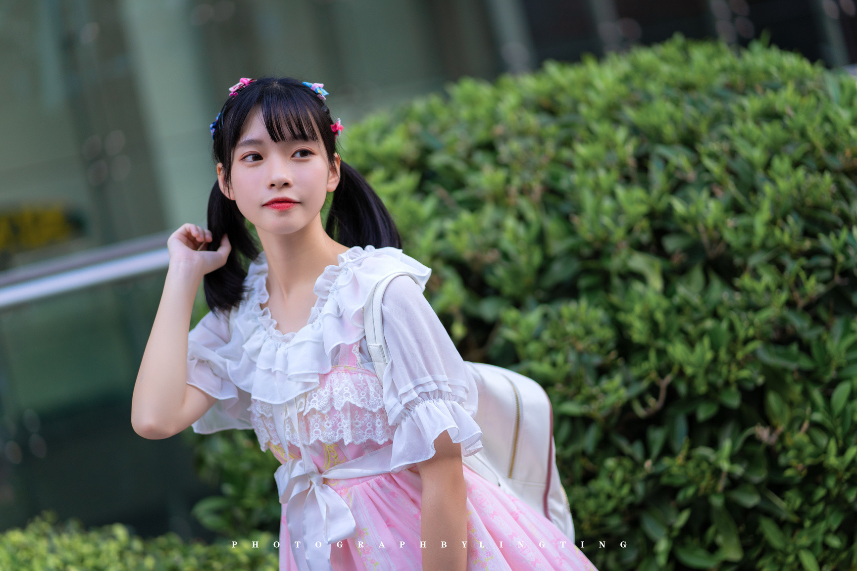 猎人拍漫展漫展分享版(旧库存图)可爱的洛丽塔少女摄影后期：聆听猎人