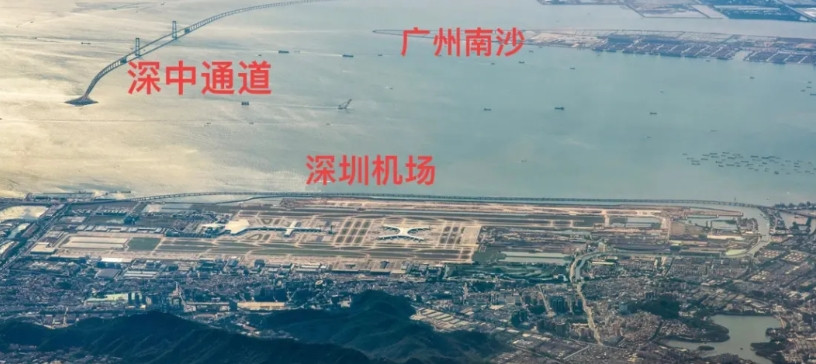 大众总以为广深之间隔着一个东莞，其实并非这样！深圳和广州距离非常非常近！深圳机场