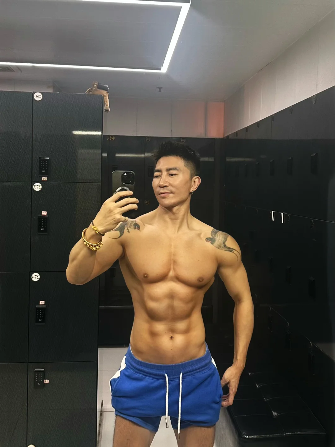 蛇年最后一练以体脂率10收官，马年继续加油