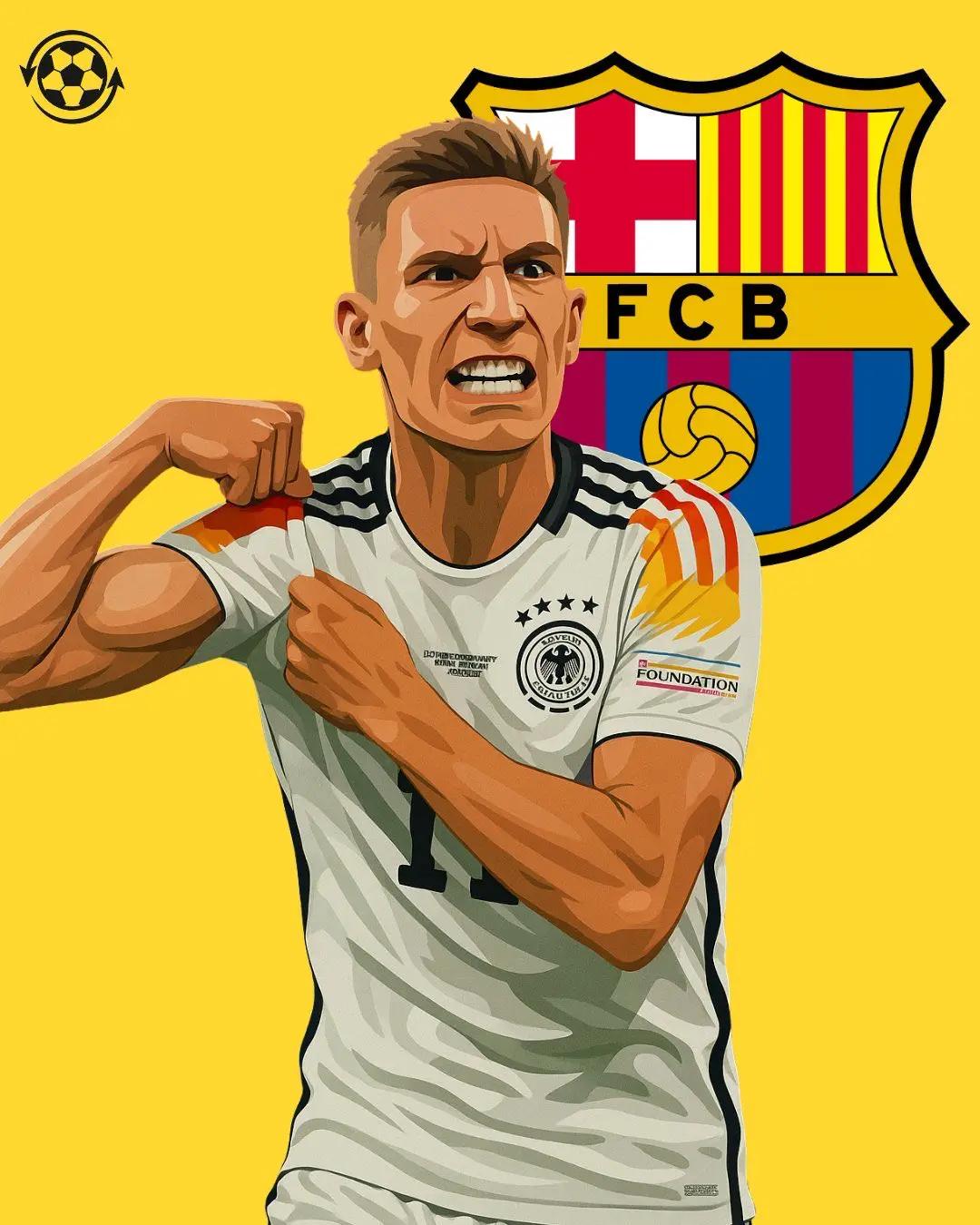 欧洲转会新闻！★有钱的巴萨！多特与队长施洛特贝克的续约谈判陷入完全停滞，而巴