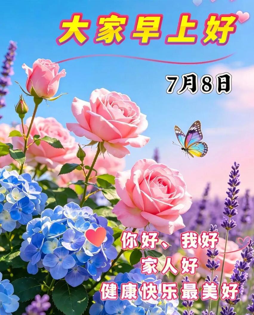 每个清晨🌞，都是生活的启航🚢；愿生活🌈，充满阳光🌞。愿身体💪，永远健康