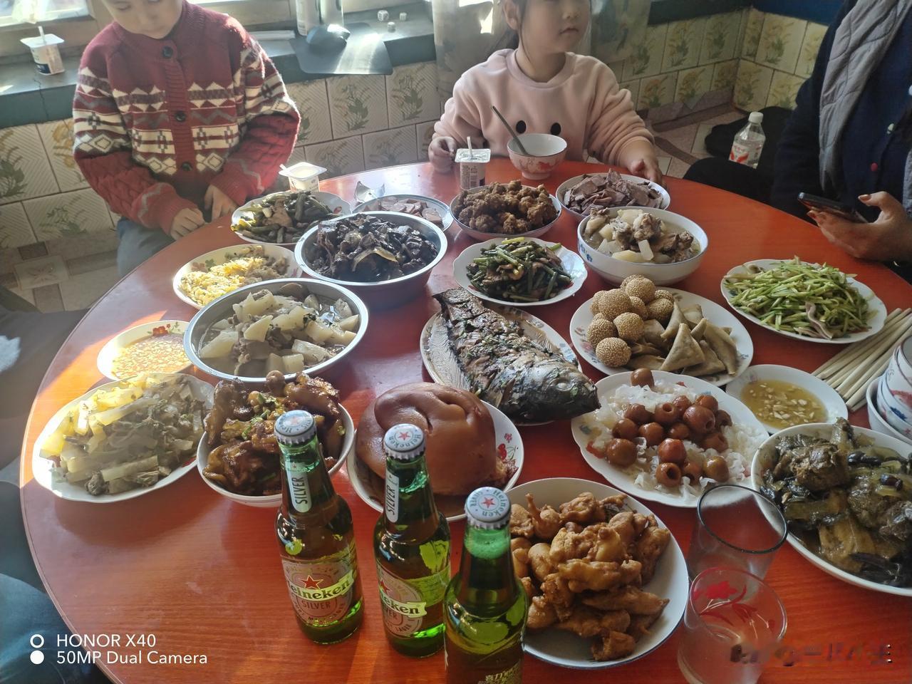 今天是农历正月初二，是闺女回娘家的日子。今天我们家特别热闹，姐姐妹妹一家，还有孩