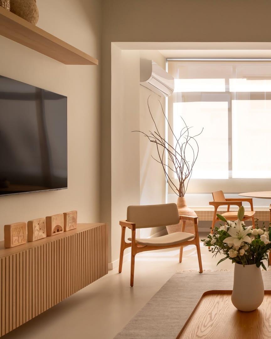 118平米公寓中性色调的温柔优雅🌿怎么会有这么多人喜欢原木风?装修