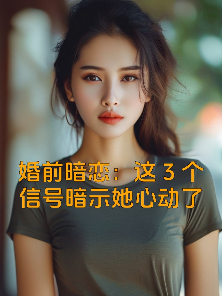 婚前暗恋：这3个信号暗示她心动了