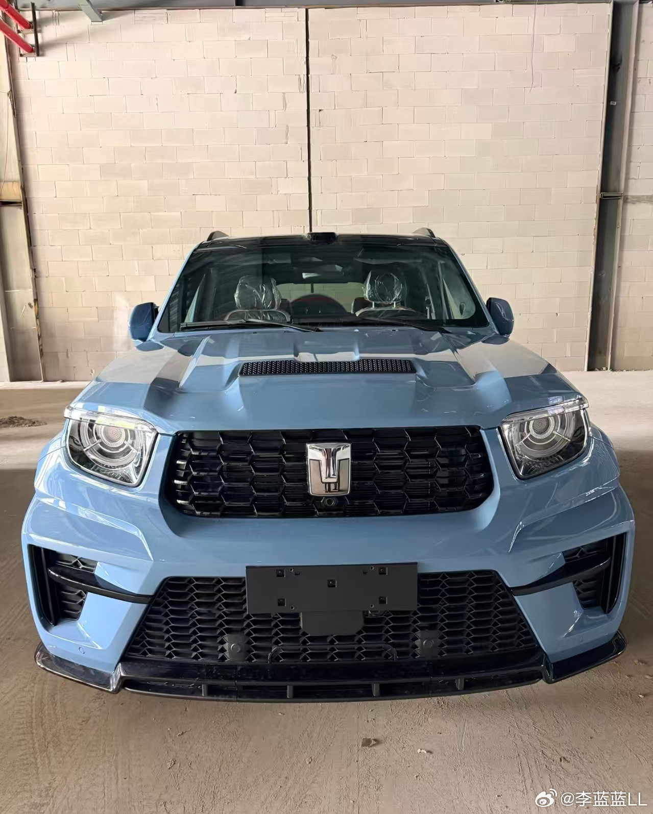 坦克700素颜照。不是我拍的，我拍不出这个角度。