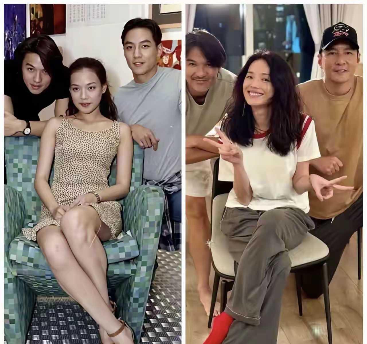 不得不说，这是年度最佳合照对比！