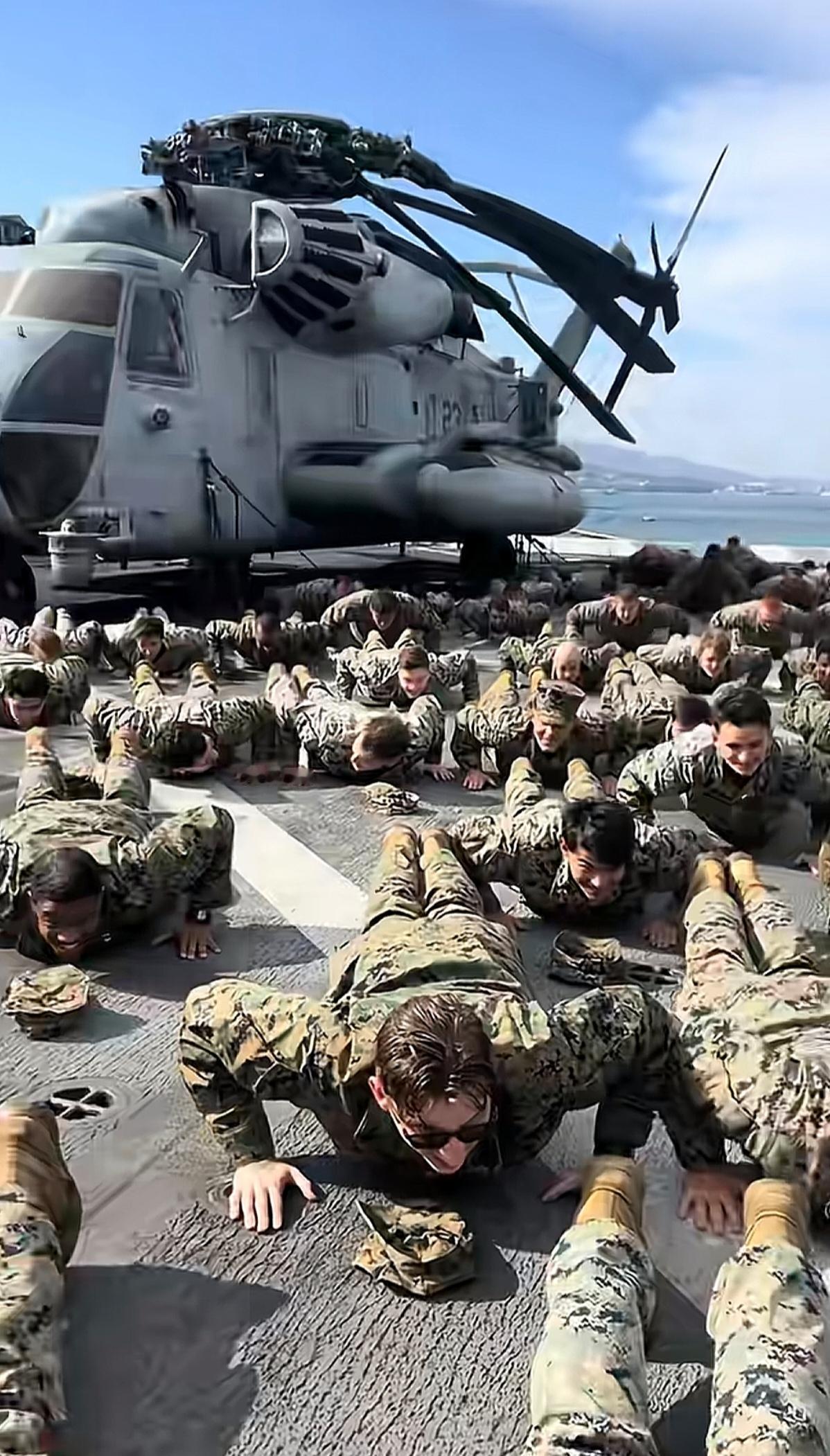 鹰酱的每日必修课，从做“俯卧撑”开始！只是有点凌乱，好歹稍微排列的整齐一点。而且