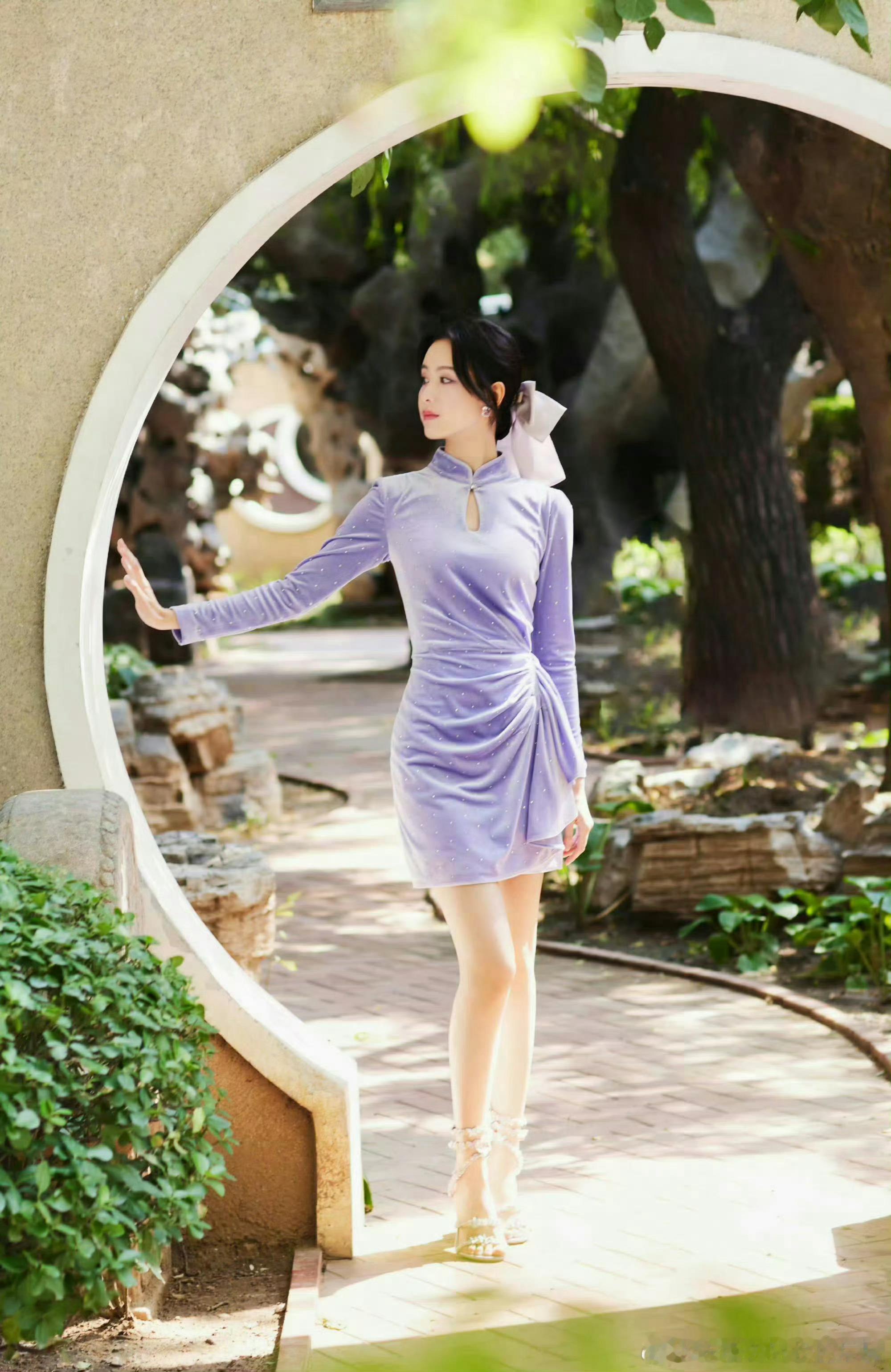 #陈都灵为什么不能叫灵灵#嘟嘟旗袍装​