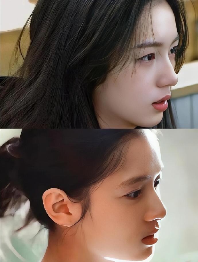 第一次这么直观…周也、张婧仪真是美的各有千秋，都说两人长的很像整体五官上确实看