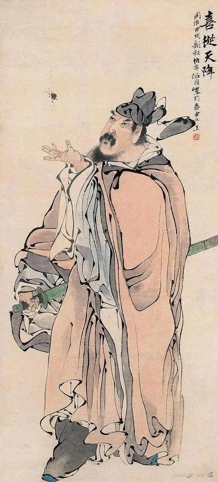 任伯年的12幅精品力作都是艺术瑰宝，他的画作融合多种技法，像花鸟画既有传统水墨和