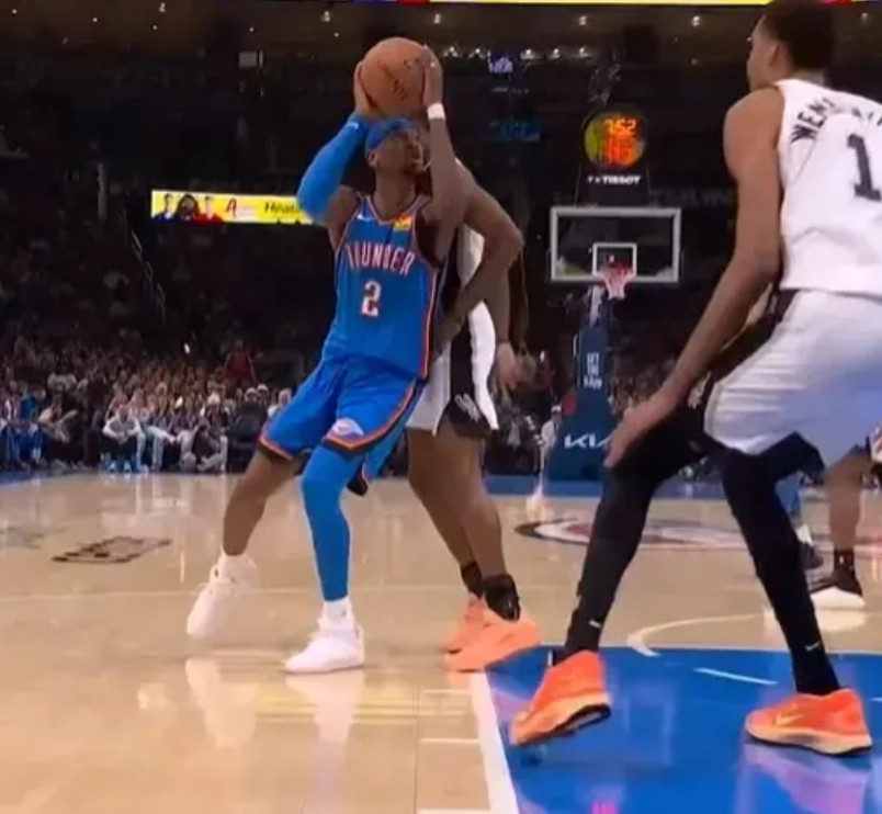 冠军级别的调整，亚历山大爆砍34+，雷霆复仇马刺，看看本场比赛球员表现：1，亚