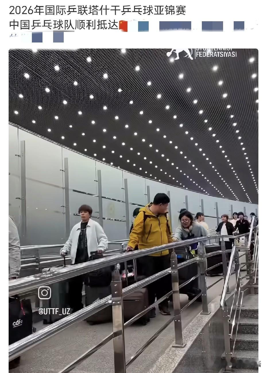 王和马琳都没有去乌兹别克斯坦。国乒已经顺利抵达塔什干亚锦赛，终于看到王艺迪了，