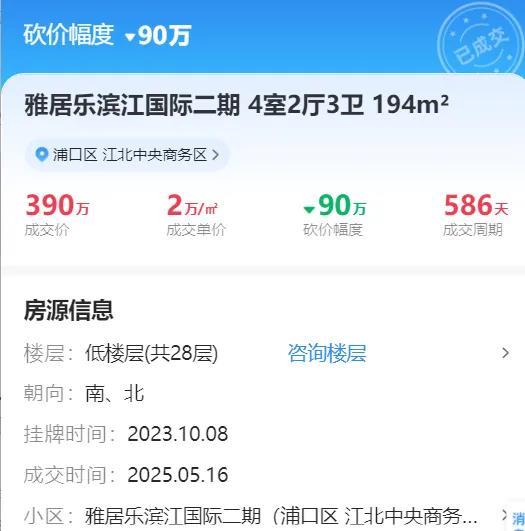 巅峰时期卖到过5.6万/㎡，如今最低2万/㎡就能成交。南京昔日豪宅天花板，如今白