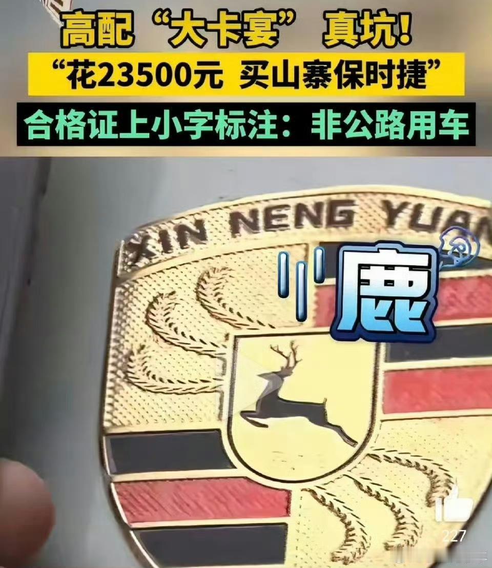 江西赣州的叶大爷刷手机时刷到个让人心动的广告，视频里的车看着跟保时捷卡宴一模一样
