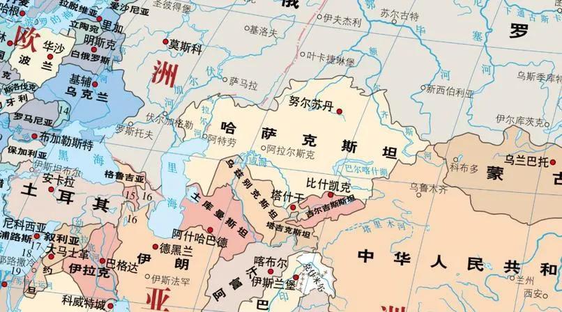 妥了，这一地区成为我们稳固的大后方6月17日，我们与中亚五国签署永久睦邻友好合