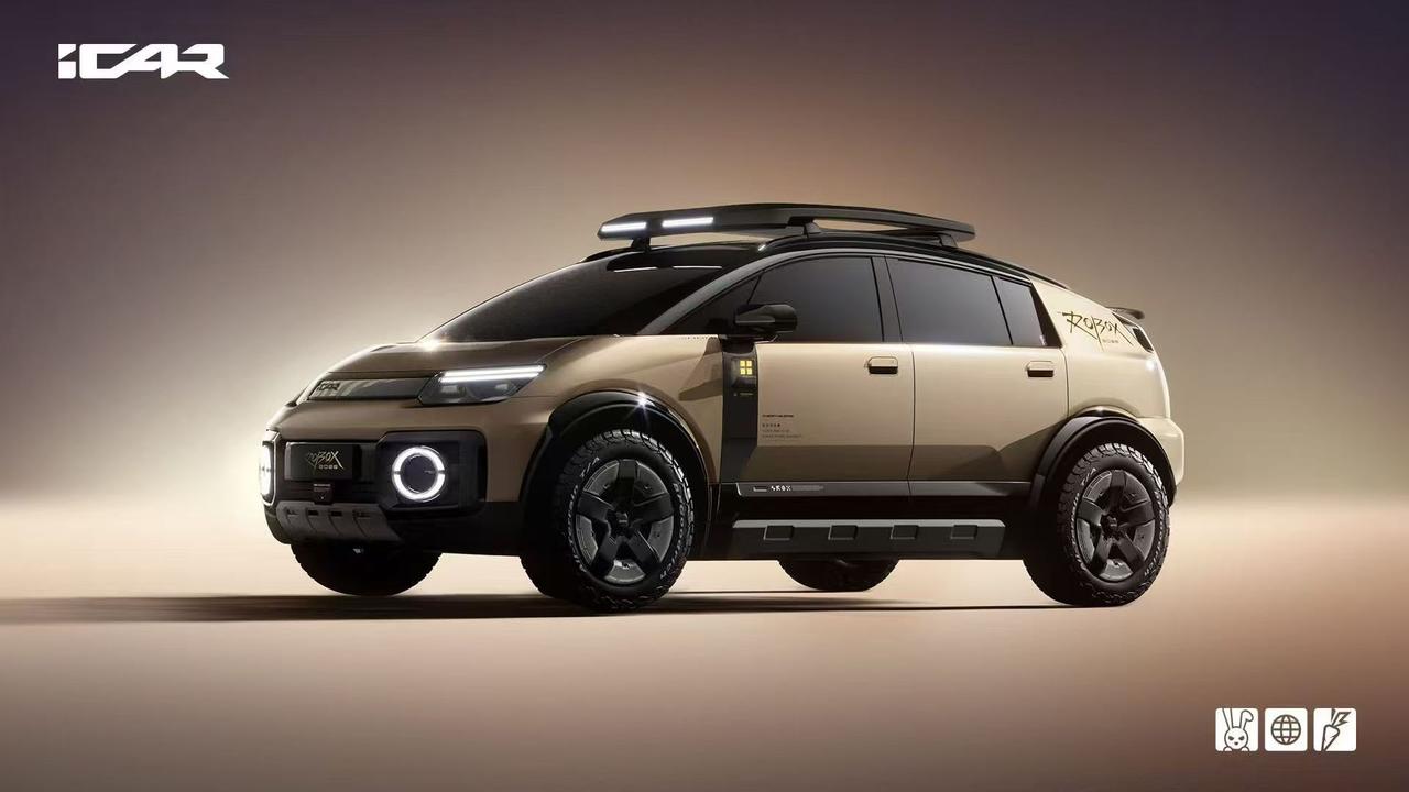 iCARROBOX概念车全球首秀，ROBOB新能源摩托车亮相。iCARROB