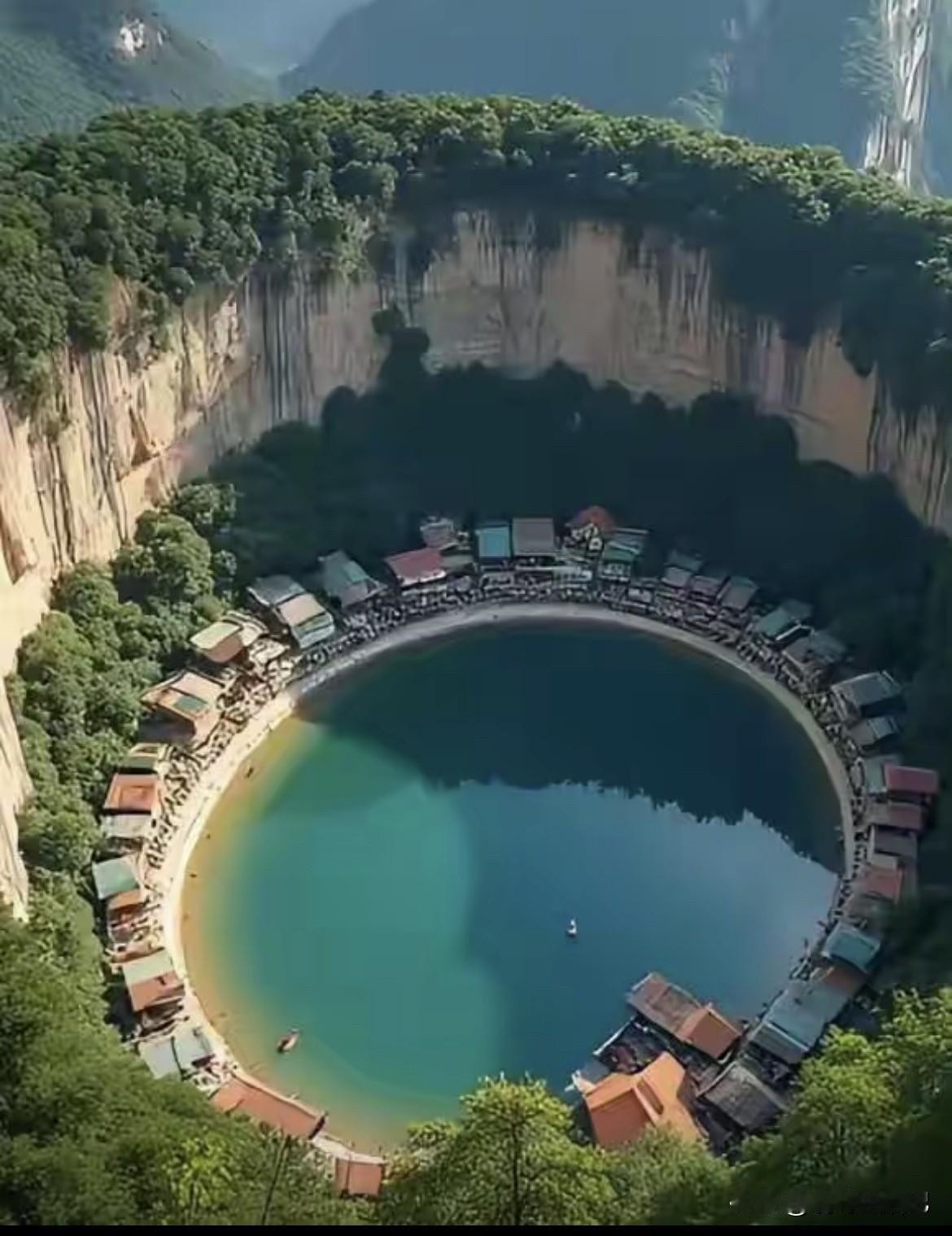 人们说的风水宝地，我想应该就是这样的吧。