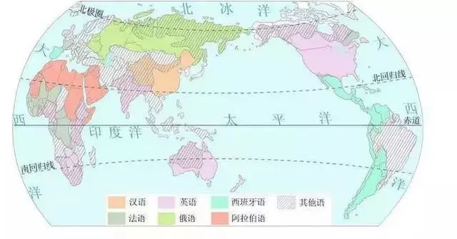 世界语言分布图,汉语是最复杂的语言,英语最简单
