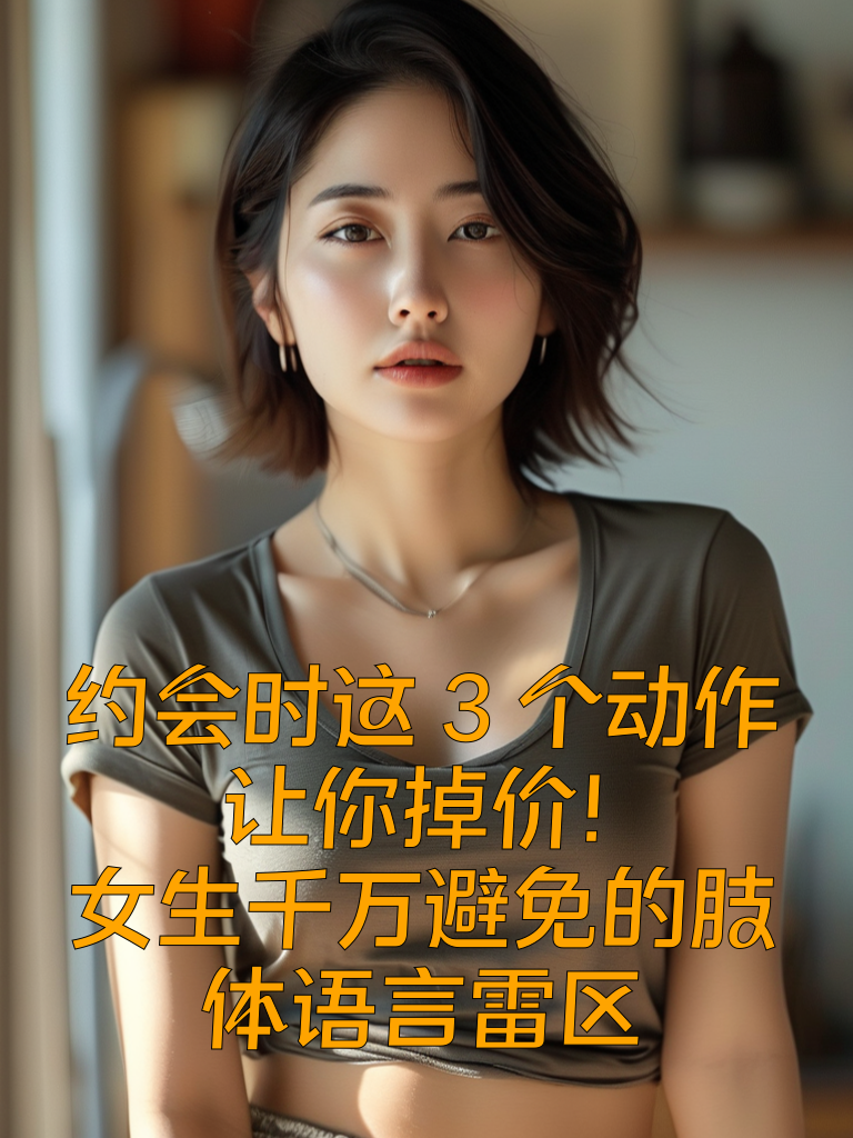 约会时这3个动作让你掉价！女生千万避免的肢体语言雷区