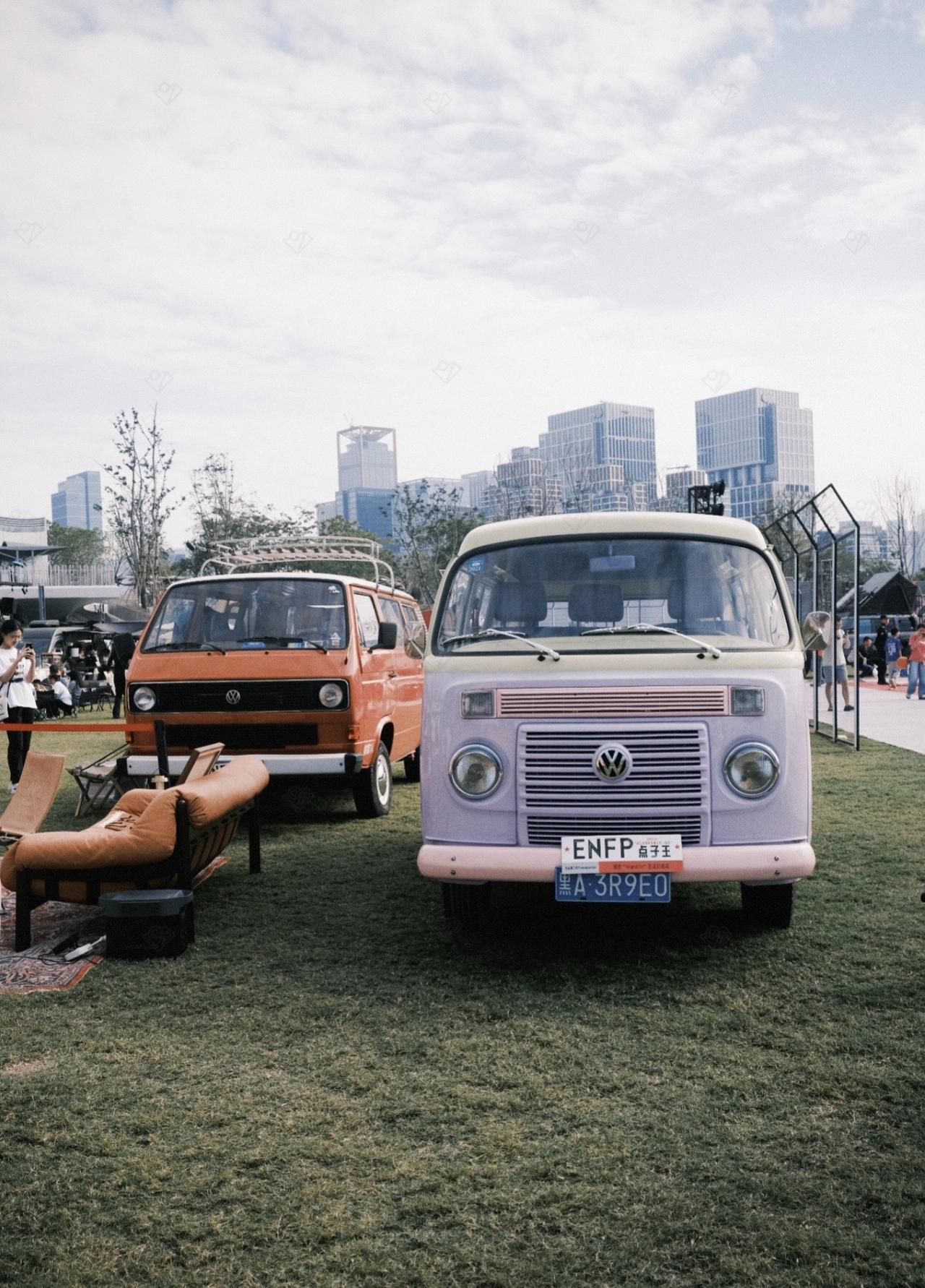 汽车文化老车摄影复古车大众T1