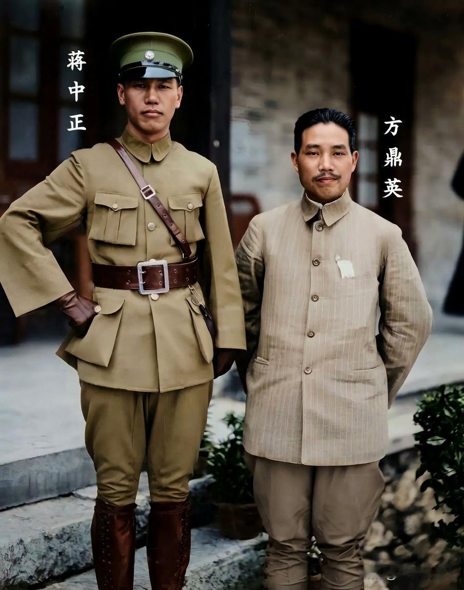 这才是真实的年轻蒋中正与方鼎英，大家都好好的瞧一下！这绝不是演戏，也绝不是影视剧