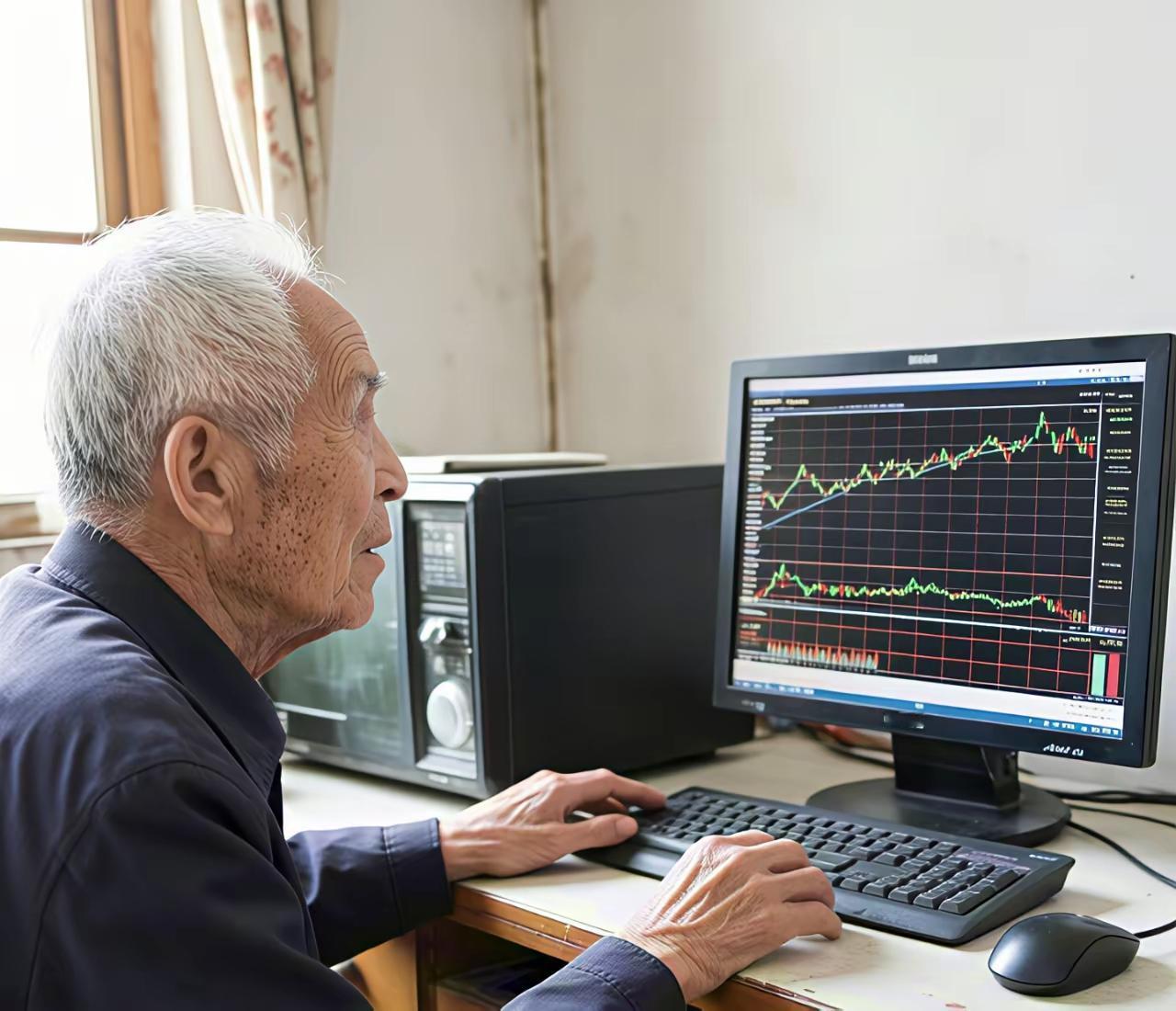 同事的老父亲炒股30年，资金从50万炒到了27万，老爷子天天就是研究股票，有时候