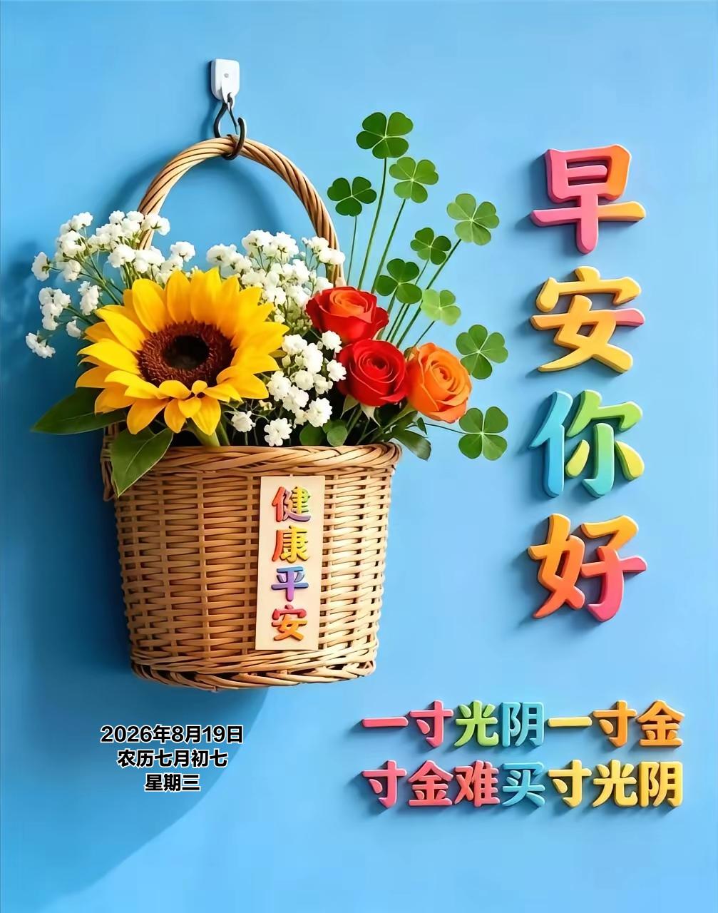 2026年8月19日农历七月初七 星期三 农历七月初七，便是传统七夕佳节，