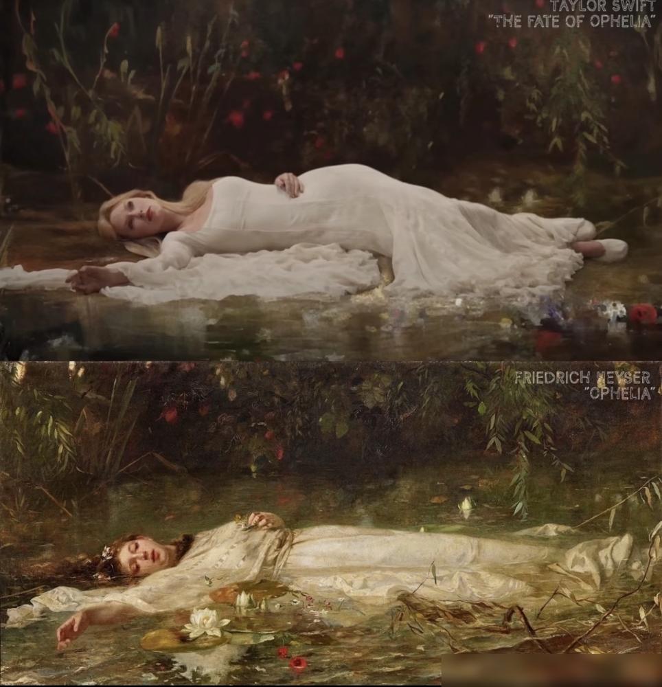 周杰伦惊爆：我的奥菲莉亚被霉霉抢先？周杰伦社媒深夜发文，配上女子水中漂浮MV