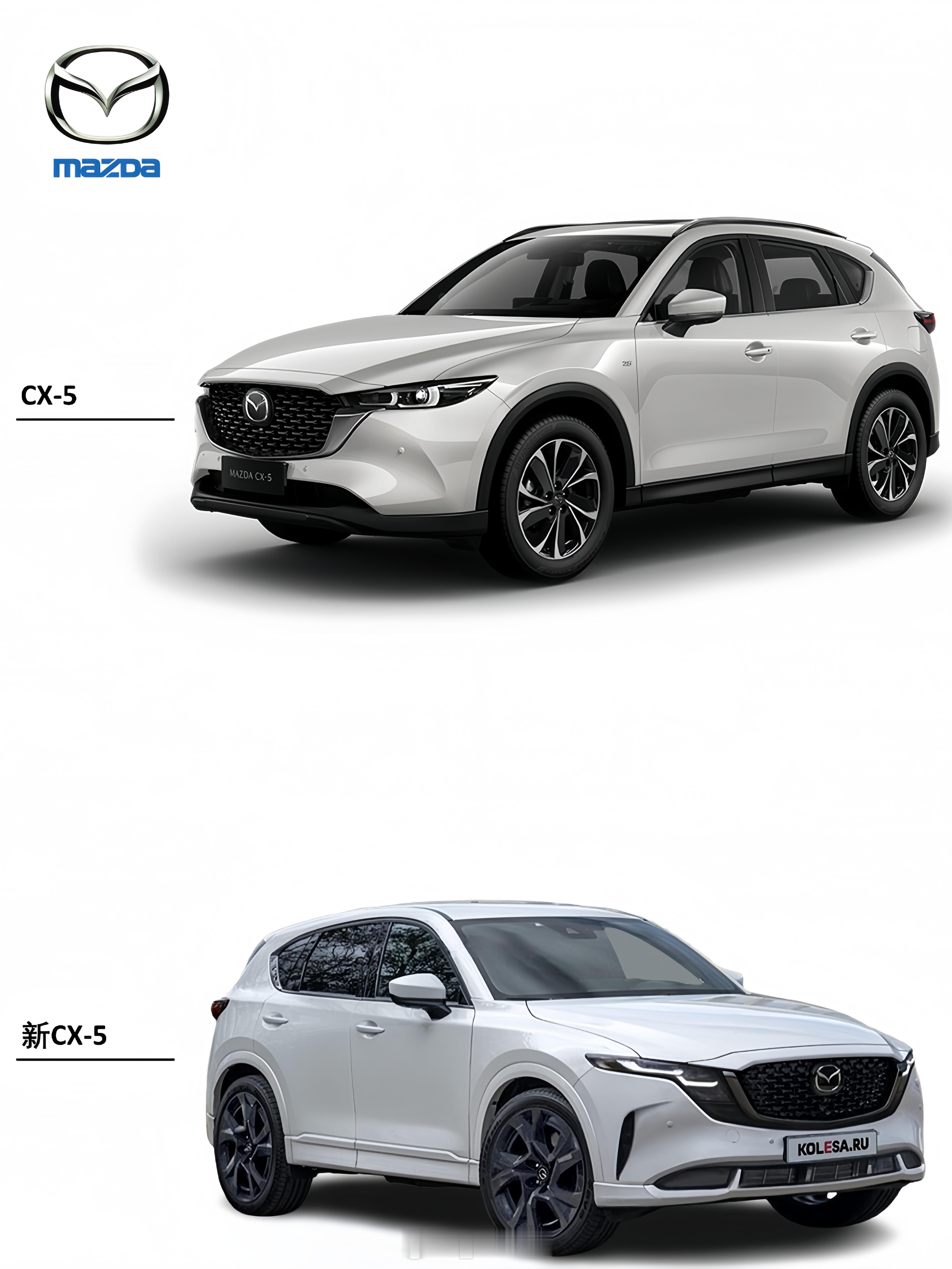 马自达新CX-5渲染图马自达新CX-5渲染图，和现款相比，大家更喜欢哪个设计