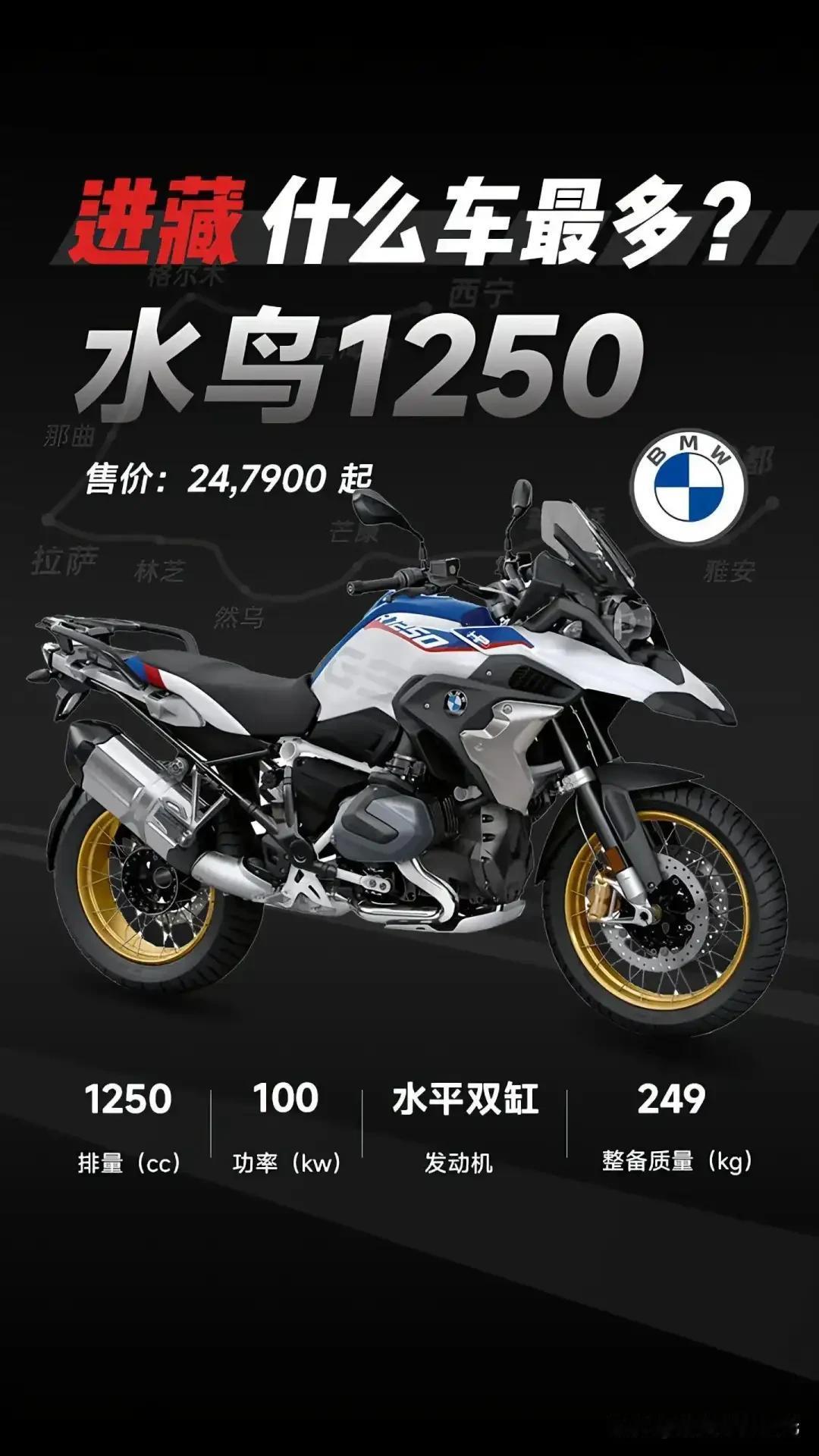 进藏最多的摩托车是哪几款？2026年5月川藏线统计6台热门车：水鸟1250